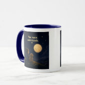 Maanliefhebber hemelgeschenk mok (Voorkant links)