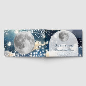Maanloos nachtelijke hemel bruiloft gastenboek (Volledig)