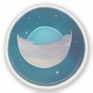 maanluchtspiegeling sticker