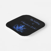 Maanmaand magische bruiloft papieren bordje (Gebogen)