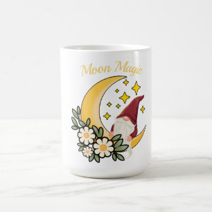 Maanmagie Schattige Kabouter op Sikkelmaan Bloemst Koffiemok