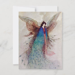 “Maanmeisje” sprookjeskunst door Warwick Goble Briefkaart