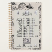 Maanmot 2024 Maanfase Planner (Voorkant)