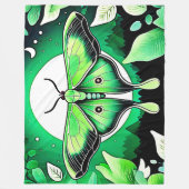 maanmot fleece deken (Voorkant)