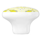 Maanmot  keramische knop (Zijkant)