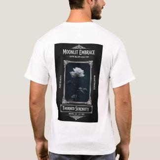 Maanomhelsde Gotische Roos T-shirt