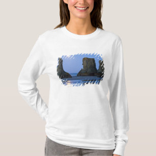 Maanondergang, Bandon Beach, Oregon. T-shirt