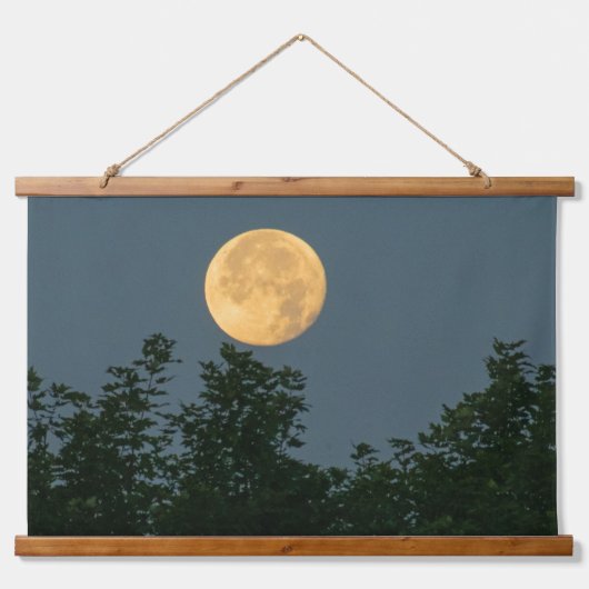 Maanondergang Hangend Wandkleed (Voorkant)