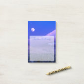 Maanopkomst boven Mt. Hood Oregon in de winter Post-it® Notes (Op bureau)