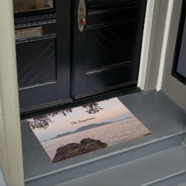 Maanopkomst over de deurmat van de San Juan-eiland