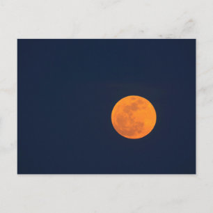 Maanopkomst van de Super Maan   Savannah, Georgia Briefkaart