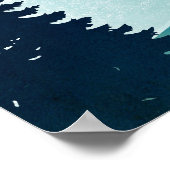 Maanopkomstmeer Poster (Hoek)