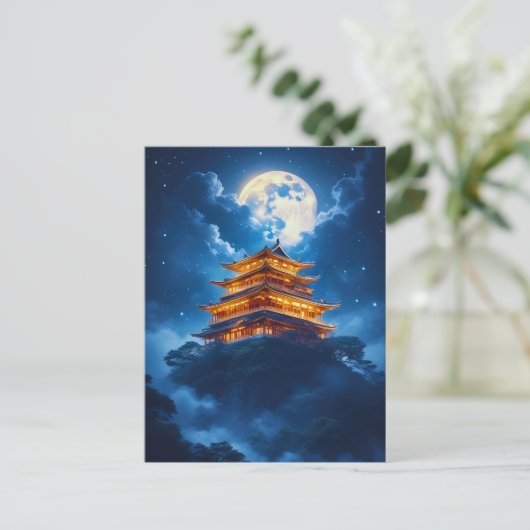 Maanpaleis in de Hemelse Bergen Briefkaart (Staand voorkant)