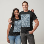 Maanpatroon. Ruimtecamouflage. T-shirt (Unisex)