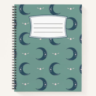 Maanpatroon Spiraal Notebook 21,59x27,94 cm Notitieboek