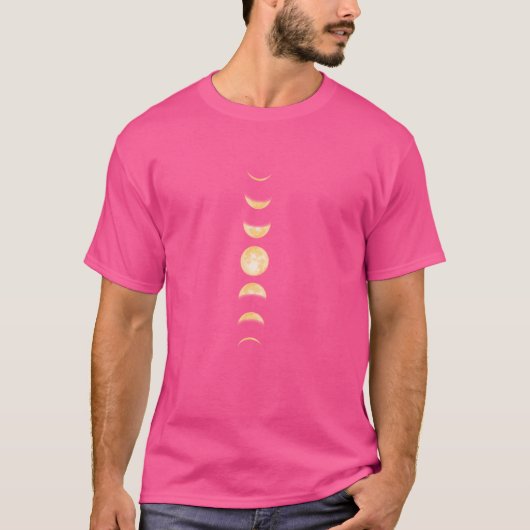 Maanplaneten Volle Maan Fase T-shirt (Voorkant)