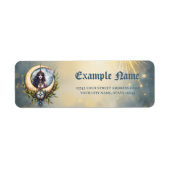 Maanpriesteres – Bewaarder van het Hemelse Evenwic Etiket (Voorkant)