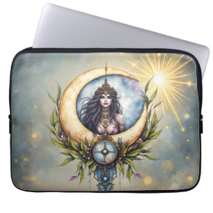 Maanpriesteres – Bewaarder van het Hemelse Evenwic Laptop Sleeve
