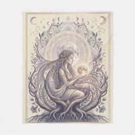 Maanpriesteres Godin Fleece Deken