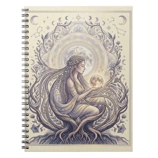 Maanpriesteres Godin Notitieboek (Voorkant)