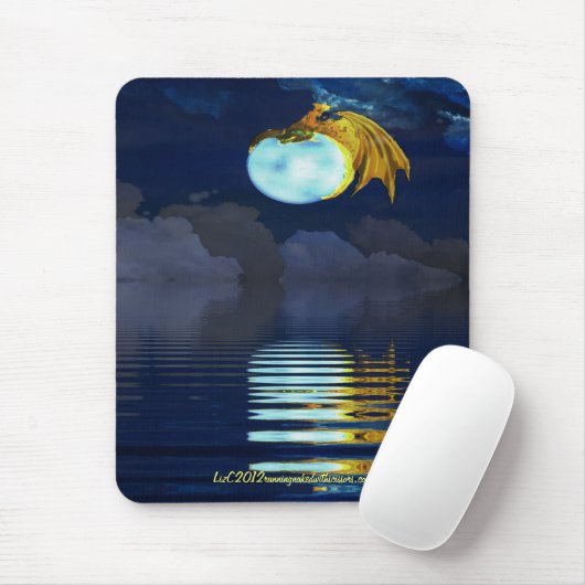 maanrijder - mousepad muismat (Met muis)