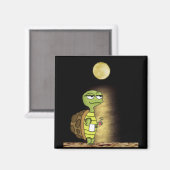 maanschildpad magneet (Voorkant / Achterkant)