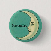  maansikkel ronde button 3,2 cm (Voorkant)