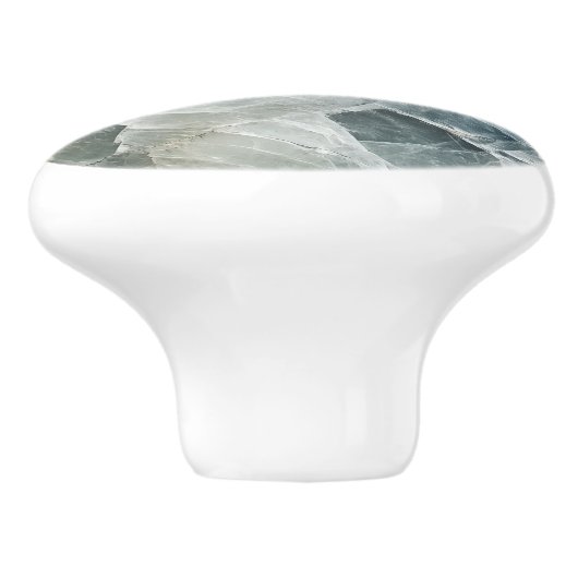 maansteenpatroon keramische knop (Zijkant)