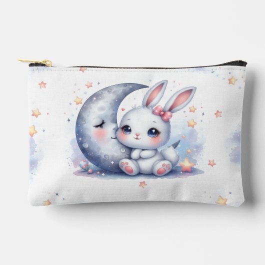 Maanstekas met konijn pencilcase etui (Voorkant)