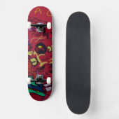 Maanstelsel Skateboard (Voorkant)