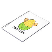 Maanstenen Mais Grappige Mais Punt  Notitieboek (Linkerzijde)