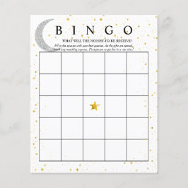 Maansterren | Bingo | Baby shower Spelletjes