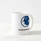 Maansterren conceptualiseren koffiemok (Voorkant rechts)