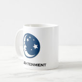 Maansterren verlichting koffiemok (Voorkant links)