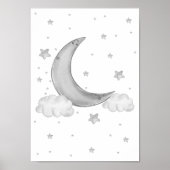 Maansterrenposter voor kinderkamer poster (Voorkant)