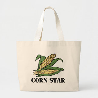 Maanstollige Mais Grappige Groente Woordspeling BB Grote Tote Bag