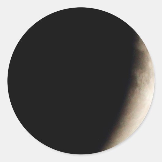 Maansverduistering (10) 12:55am 15 april 2014 Fees Ronde Sticker (Voorkant)