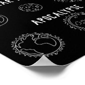 Maansverduistering Apocalypse Astronomie Nerd Scie Poster (Hoek)