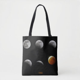 Maansverduistering bij volle maan tote bag