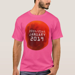 Maansverduistering Bloed Rode Maan Astronomie T-shirt