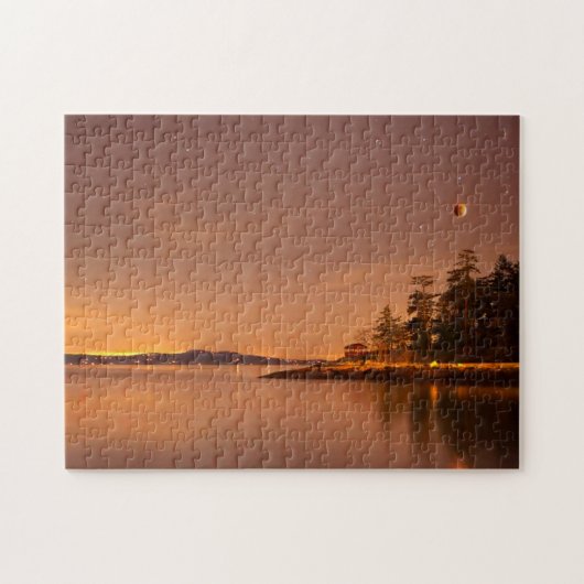 Maansverduistering | Victoria, Brits-Columbia Legpuzzel (Horizontaal)