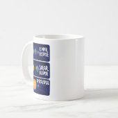 Maansverduistering Zonneapocalyps Astrologie Weten Koffiemok (Voorkant links)