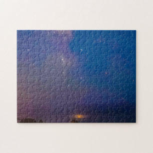 Maanverduistering & Melkweg   Bandon Beach, Oregon Legpuzzel