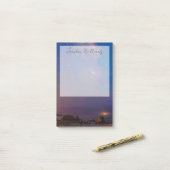Maanverduistering & Melkweg | Bandon Beach, Oregon Post-it® Notes (Op bureau)