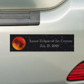 Maanverduistering van de Eeuw Bumpersticker (Op auto)