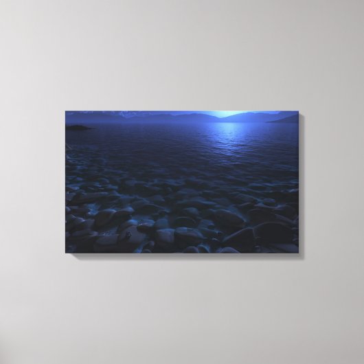 maanverering canvas afdruk (Voorkant)