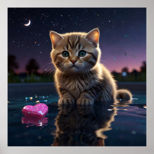 Maanverlicht Kitten: Hart Verloren, Magie Gevonden Poster