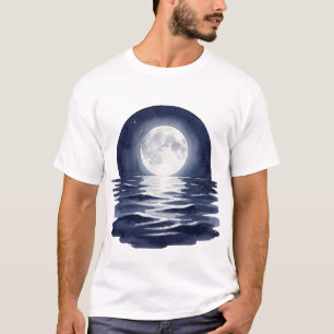Maanverlicht Oceaan 🌙🌊 T-shirt