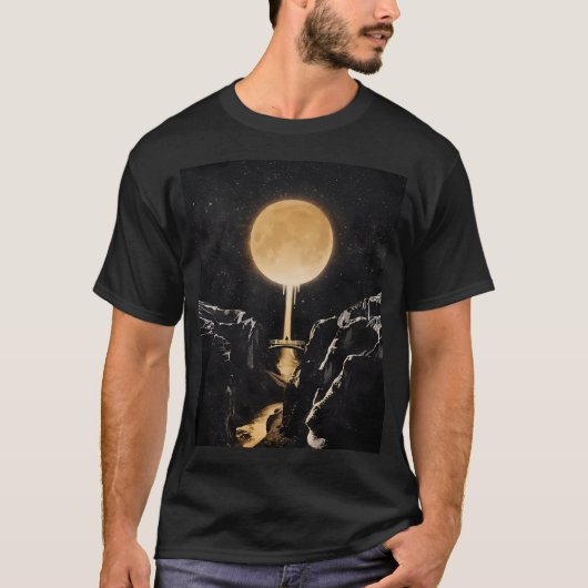 Maanverlicht T-shirt (Voorkant)