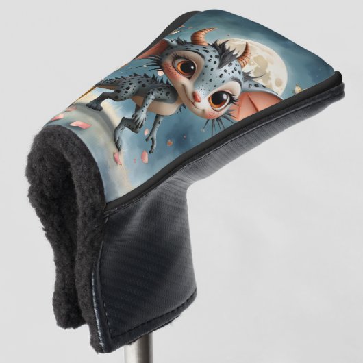 Maanverlicht Wezen Caelum Tickwing Golfheadcover (3/4 voorkant)